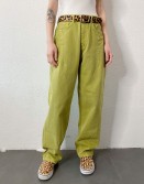 Lime Baggy Jeans #250305